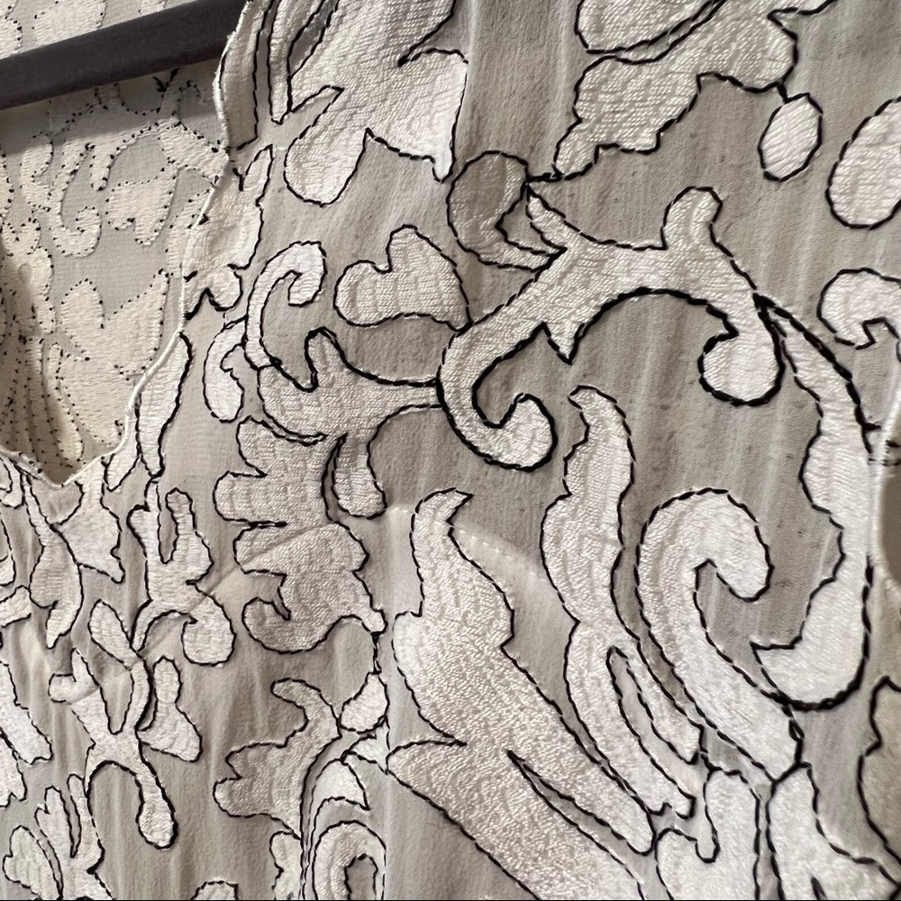 Dolce Vita Silk White Floral Flower Dress XS - Picture 8 of 10